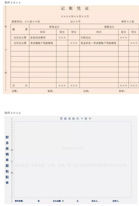 会计凭证格式,会计凭证格式及内容