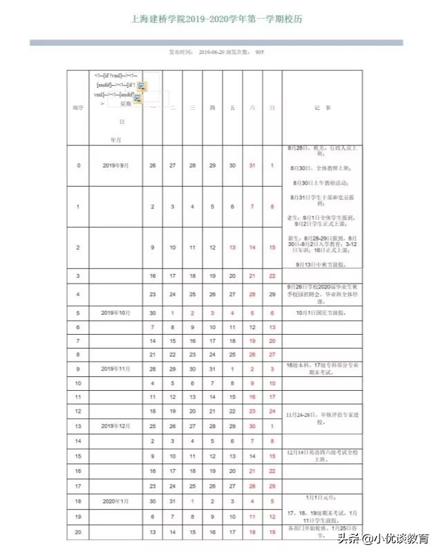 19年上海大中小学校历考而优大盘点！开学时间和寒假天数皆可知