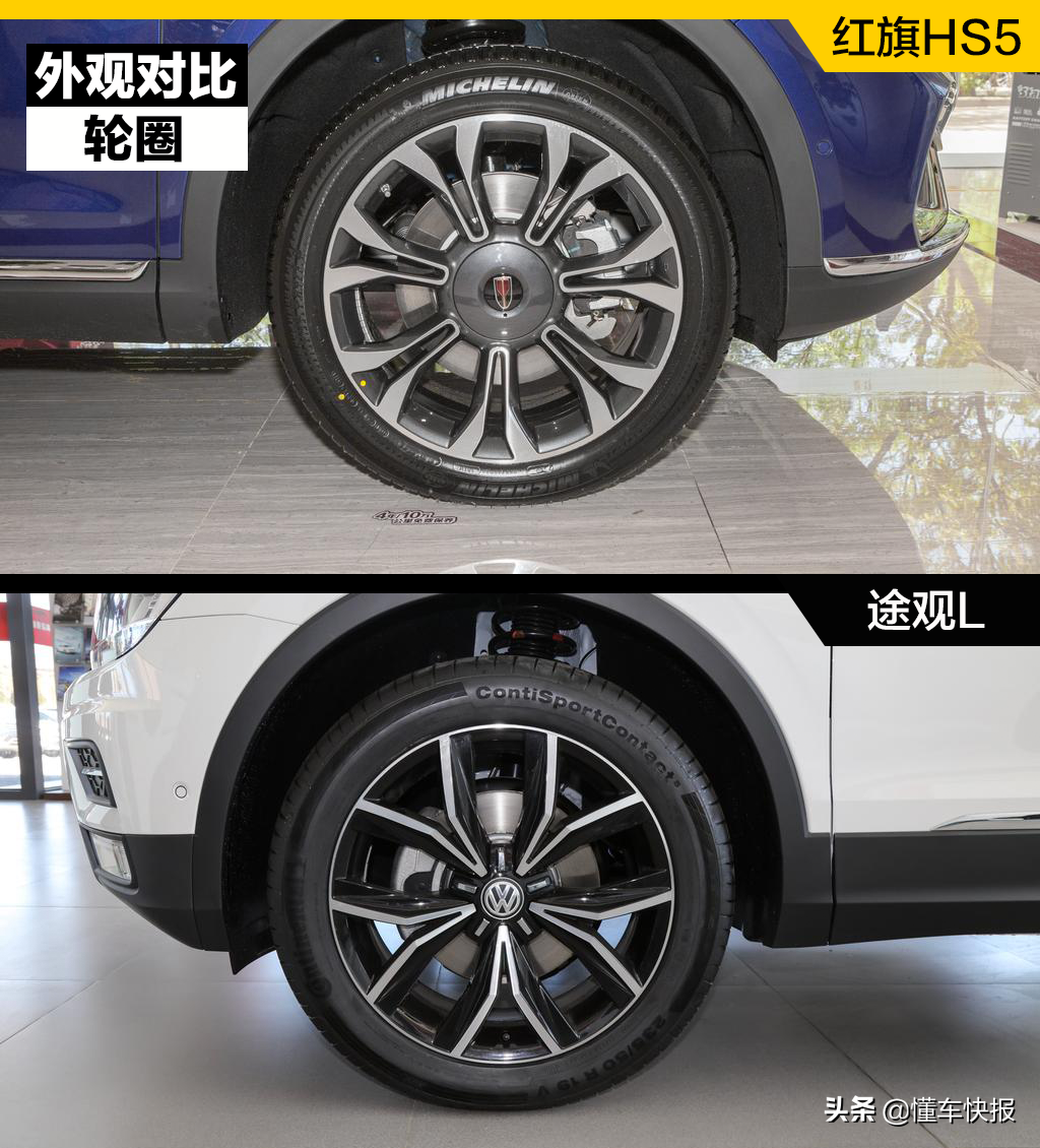 看B级SUV市场谁主沉浮，红旗HS5 VS大众途观L