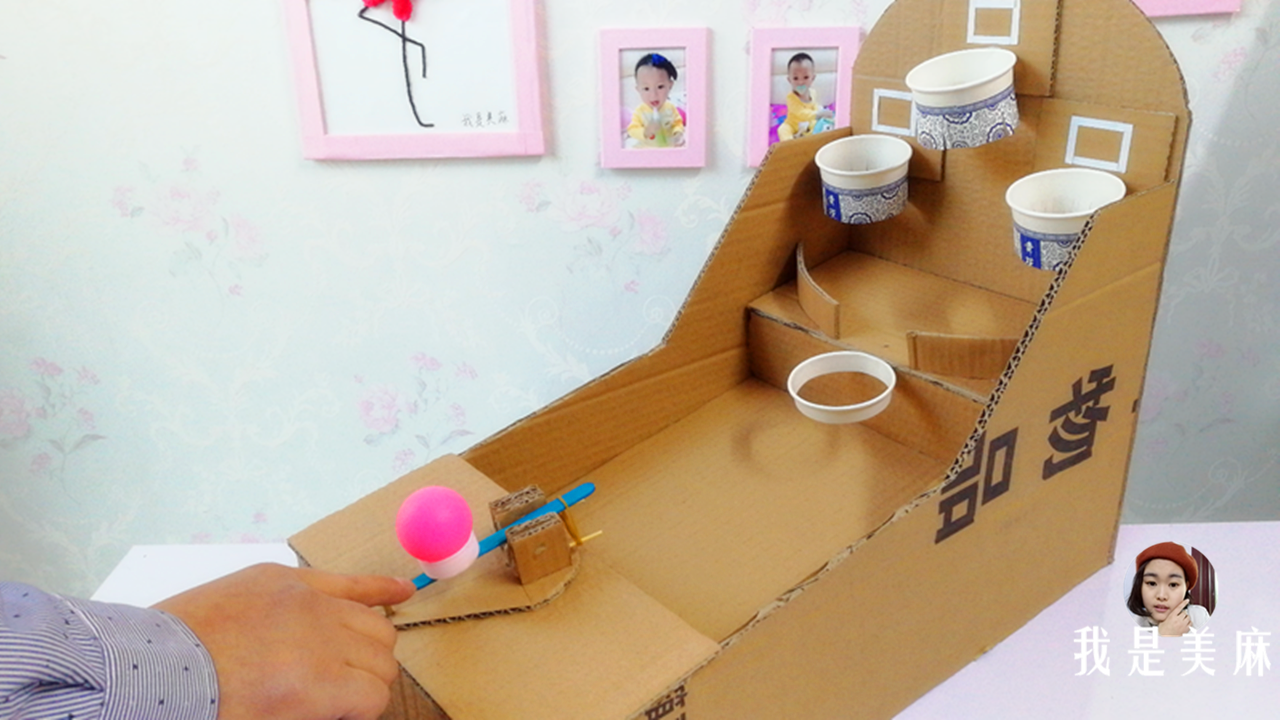用快递纸箱制作各种儿童玩具，而且比买的还好玩，这个爸爸真厉害