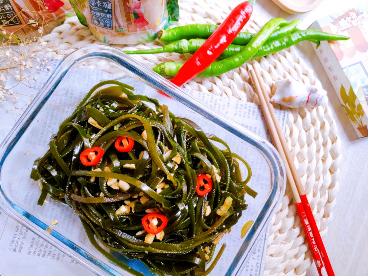 夏天就是要吃凉拌海带丝(夏天就是要吃凉拌海带丝嘛)
