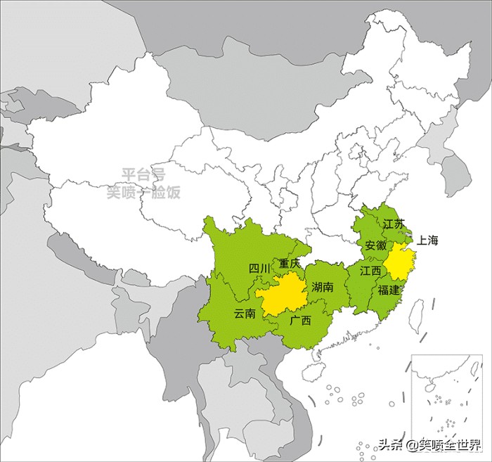 我国各省市“邻居”知多少，首都有2个，最多邻8个