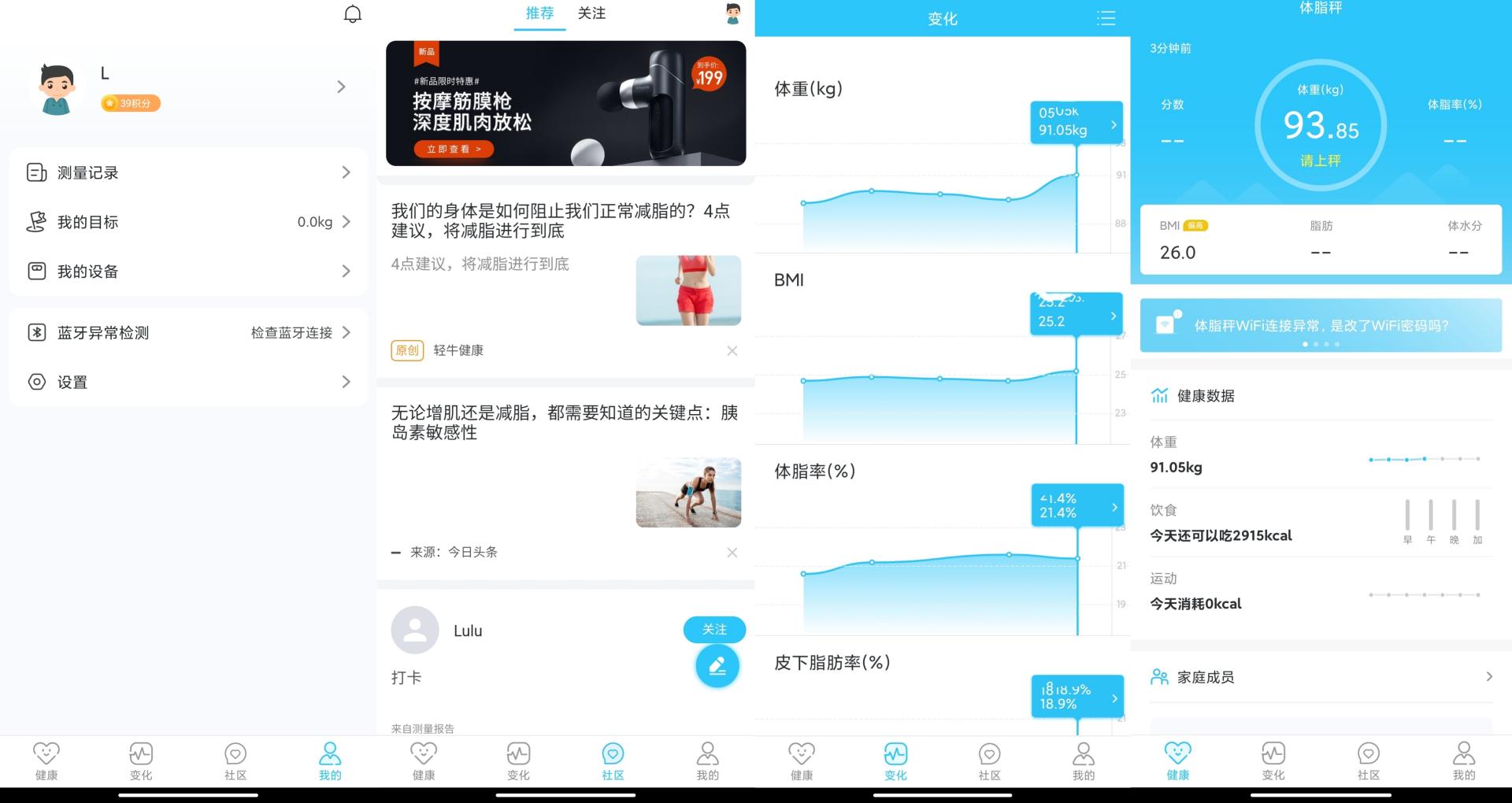 电子秤哪个品牌质量好（横评5款体脂秤结果）