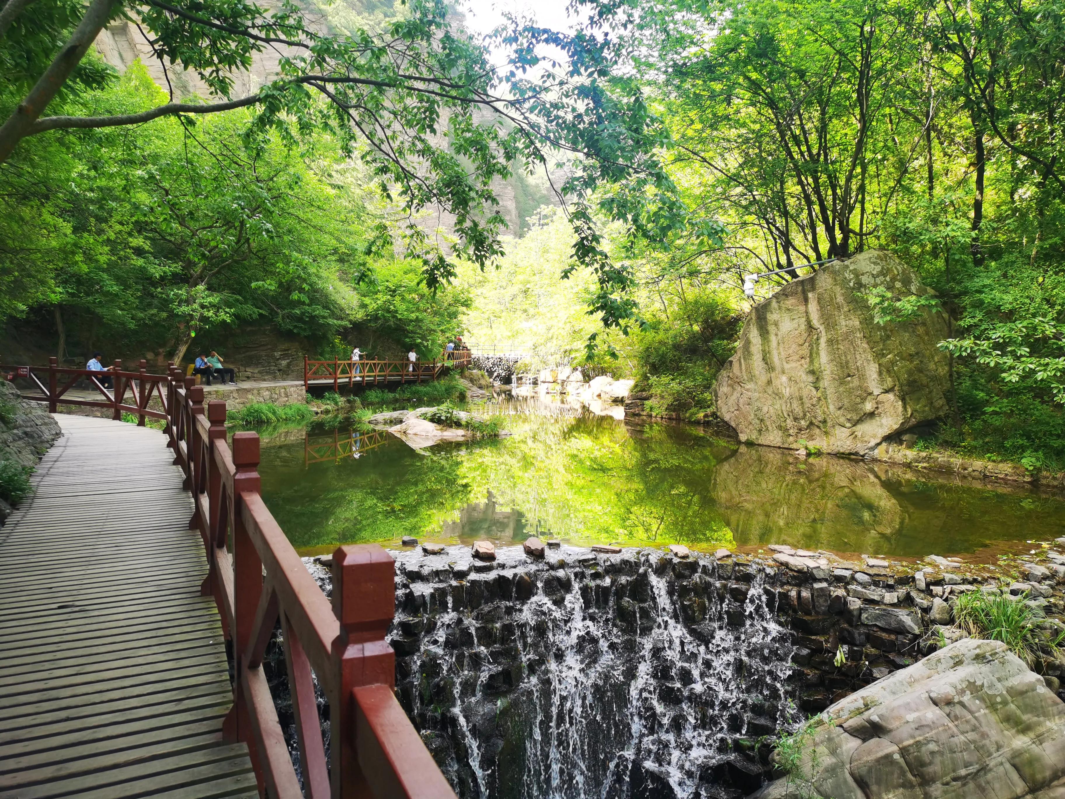 鲁山龙潭大峡谷风景区图片