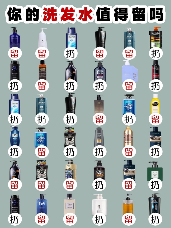 各大品牌熱門洗發(fā)水合集！建議收藏