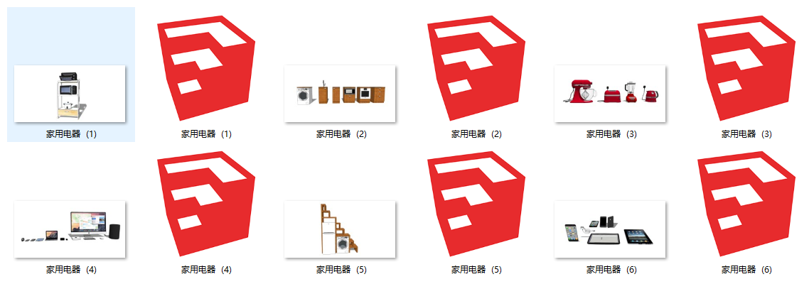 超全草图大师模型Sketchup下载600套SU空间模型「室内设计资源」