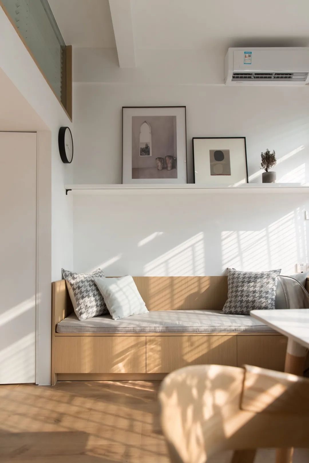 三口人够住了！28m²平层改复式小两居，22m²收纳太秀了