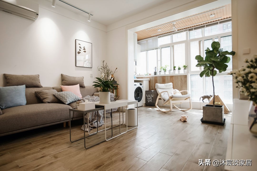 别看她是首次装修，但室内布置值得借鉴，简洁大方不失温馨，喜欢