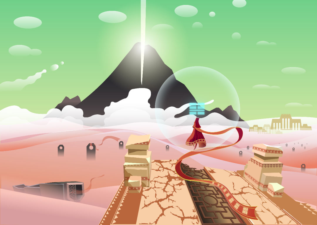 同一游戏类型,很多人说,《sky光遇》就是有多人模式的《风之旅人》