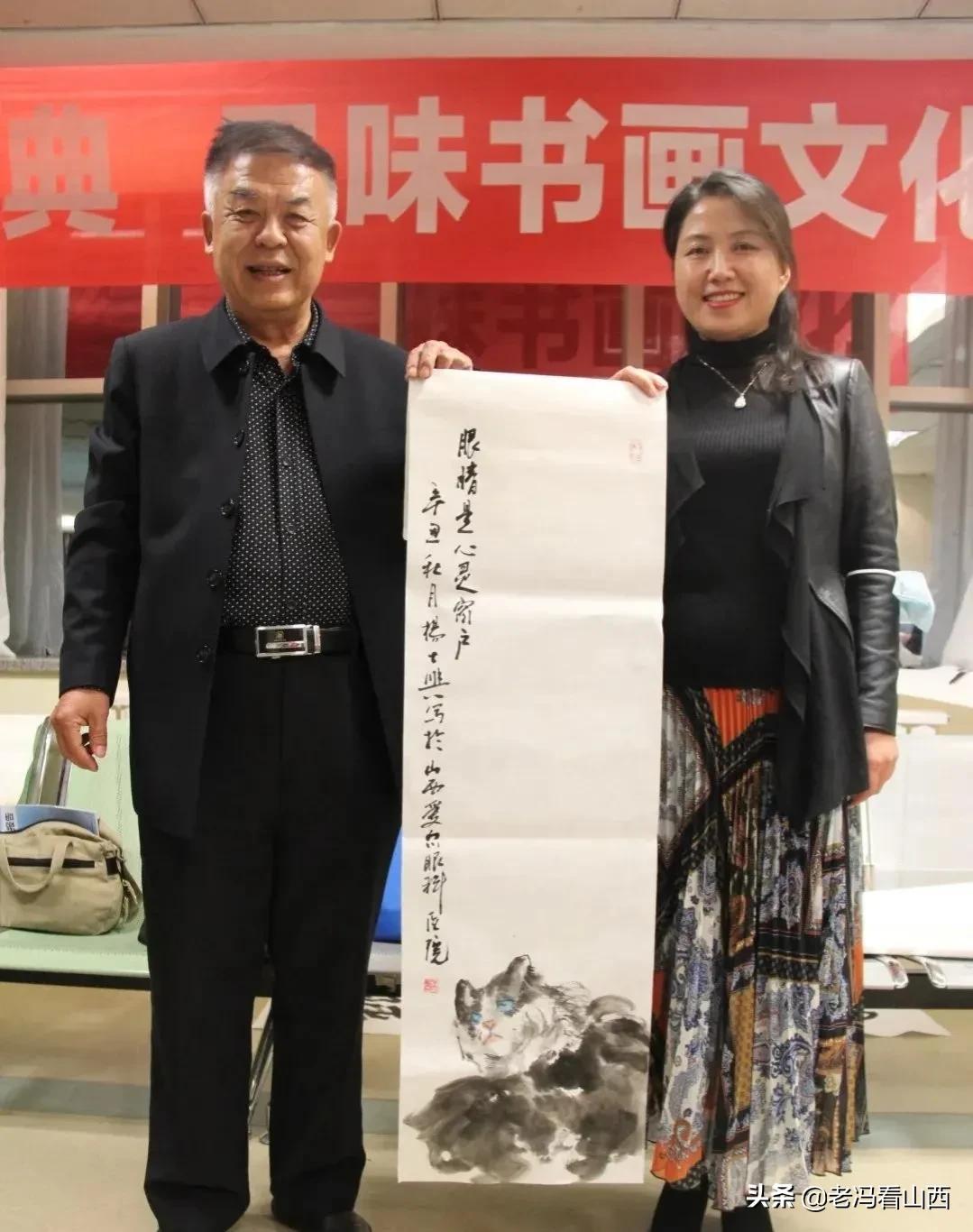 弘扬国学经典 品味书画艺术 太原市老年书画家协会走进爱尔眼科医院