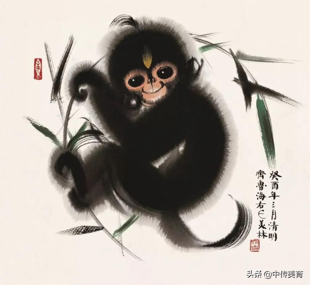 别看十二星座了！！韩美林笔下的生肖水墨画，看一眼就爱上了