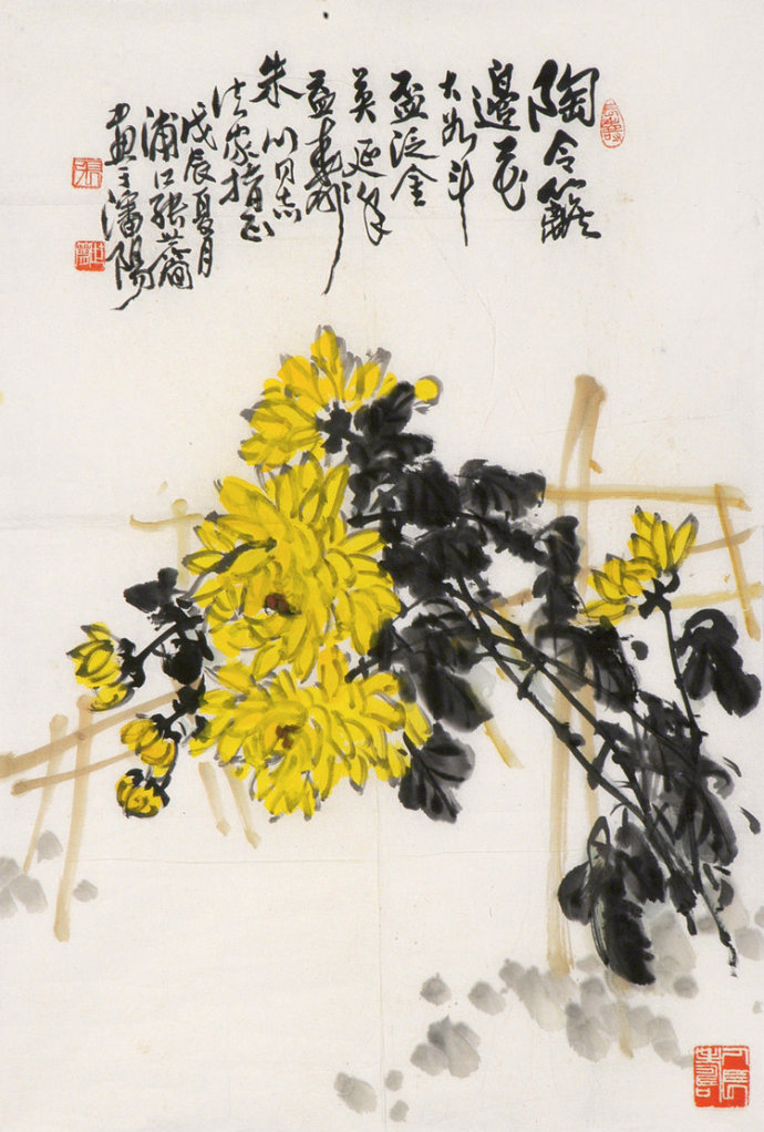 张世简先生花鸟画作品欣赏