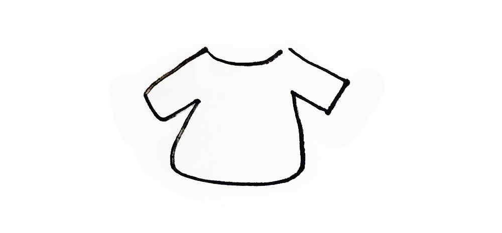 亲子简笔画衣服素材｜10款卡通衣服的画法，跟着步骤，简单易画