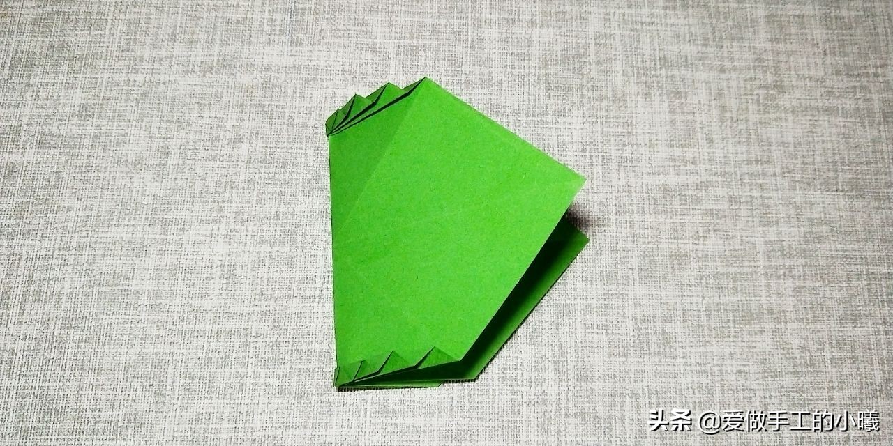 小清新树叶书签折纸，世界读书日专属教程，送给爱阅读的你