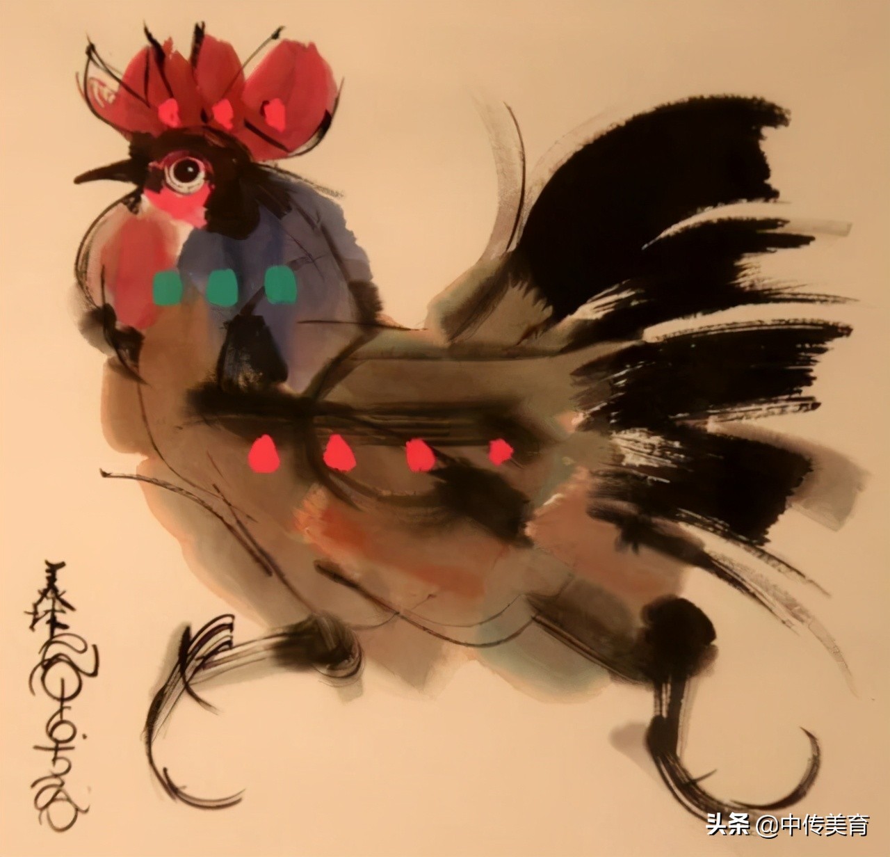 别看十二星座了！！韩美林笔下的生肖水墨画，看一眼就爱上了