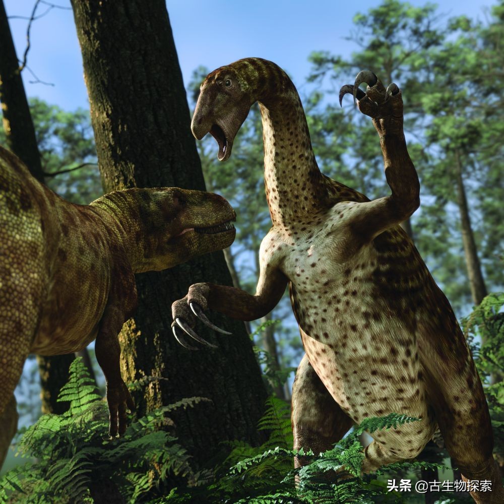 古生物学家发现原始暴龙,长着小脑袋和三个手指