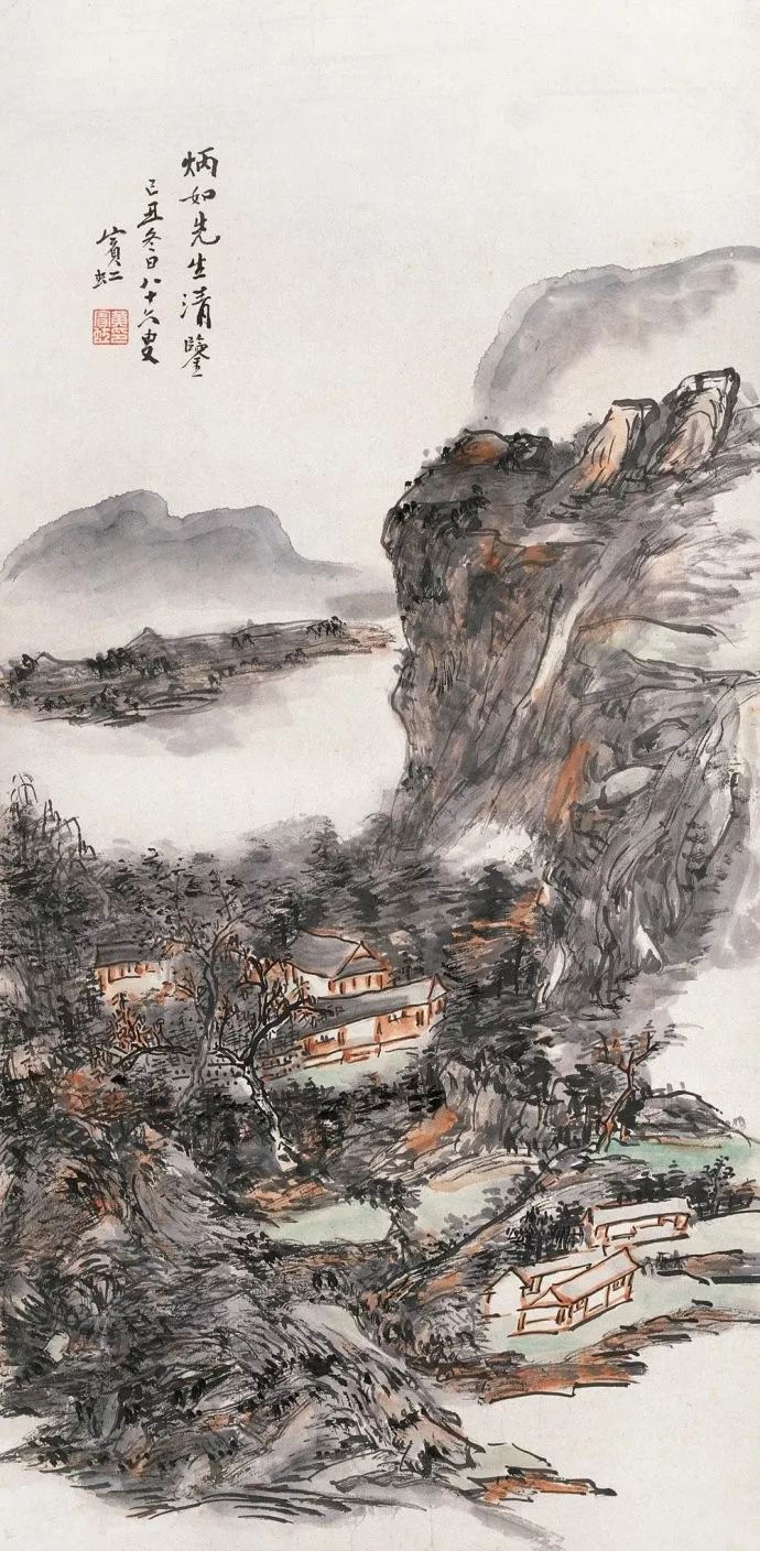 近代山水画家千古第一用墨大师（传统中国画四大家之一）