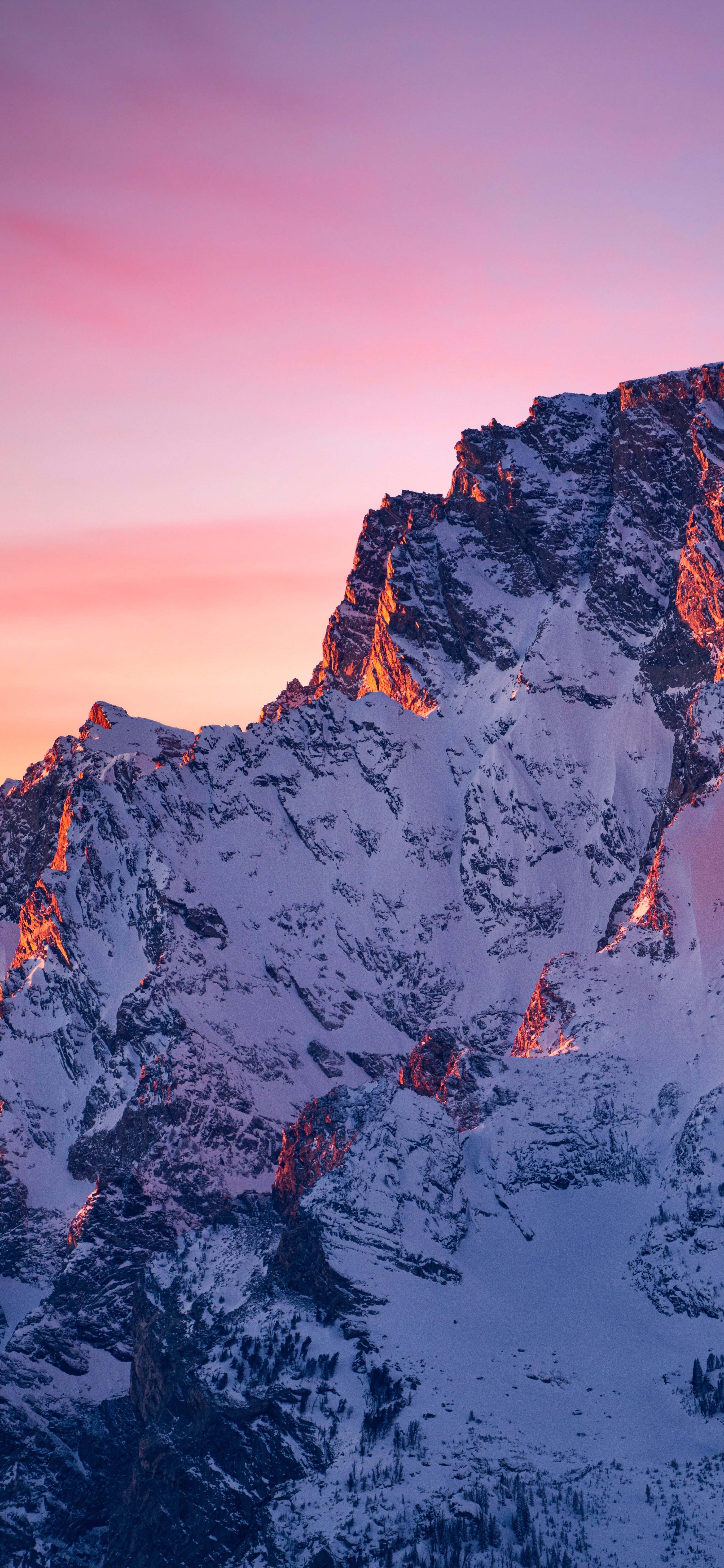 雪山壁纸︱沿途有风景，背后有阳光