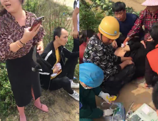 痛心！一家人持刀斧砍邻居致1死3伤，现场：有村民当场被吓哭