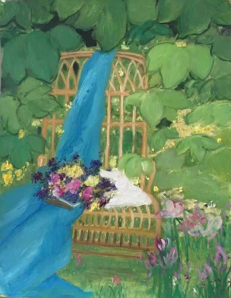 67岁实现儿时梦-常熟老年大学油画班首次开展