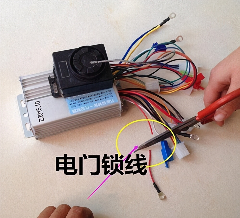电动车控制器接线法