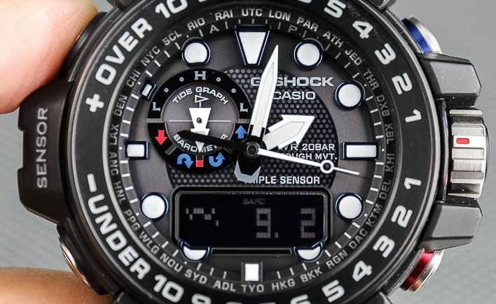 卡西欧G-SHOCK航海系列GWN-1000B腕表实测
