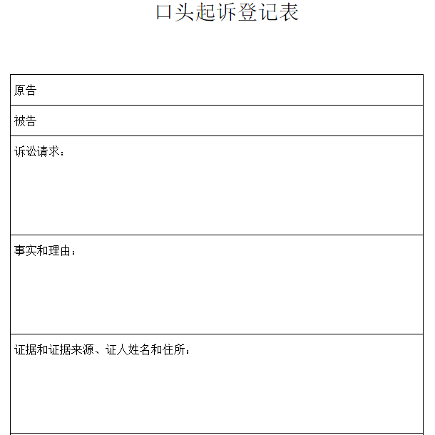 律师良心推荐：当事人常用的诉讼文书样式（一）