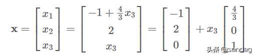 线性方程组的解集及其几何意义