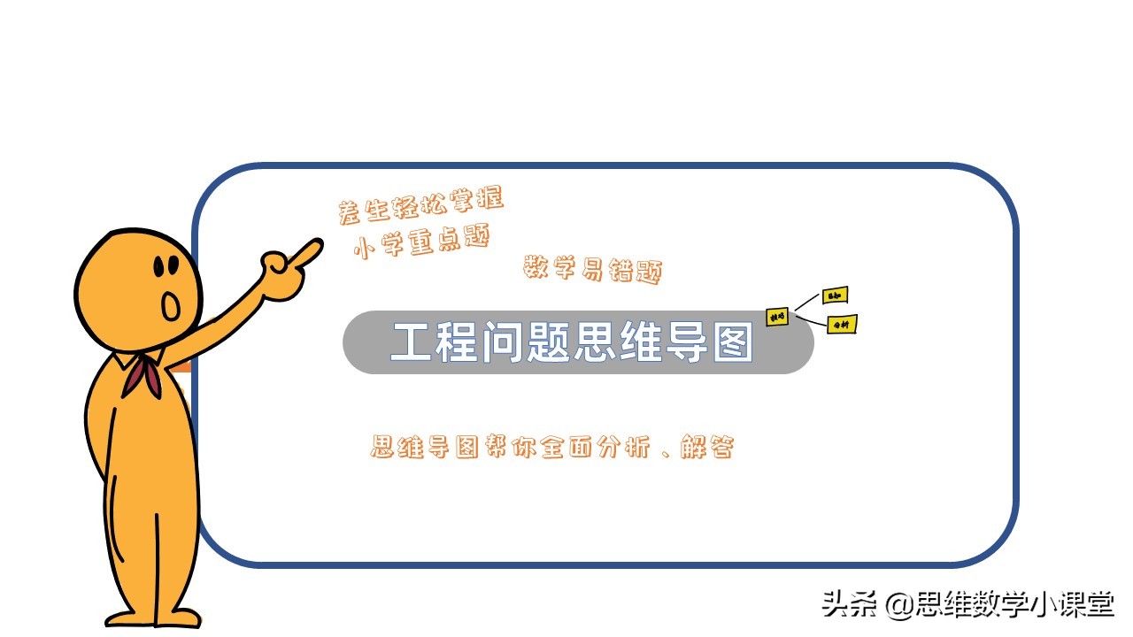 小学名校考试：工程问题，思维导图解题分析，差生也能掌握