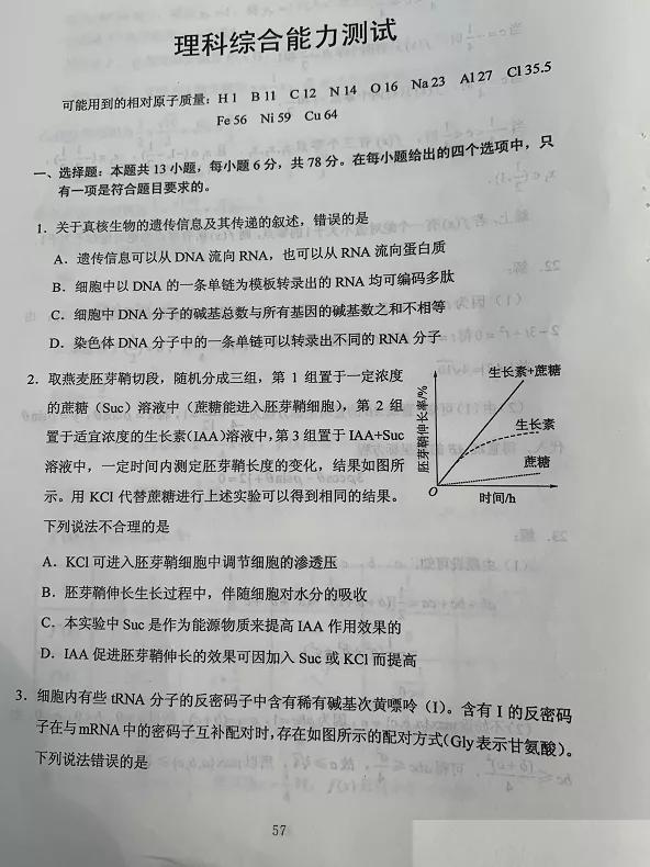 来对题估分啦！2020西藏高考试题及答案发布