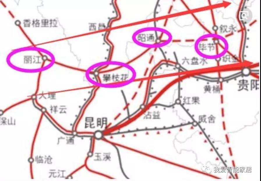 云南20条铁路动态：15条规划+5条在建，离开工不远了