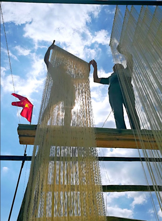 世上有种美,叫晒挂面