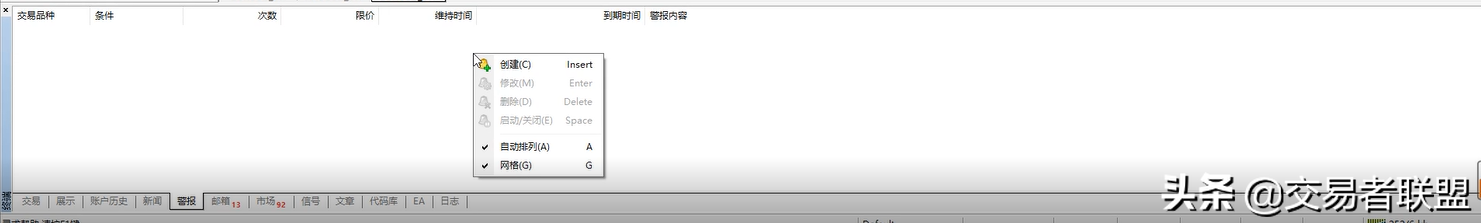 MT4软件使用教程(二)