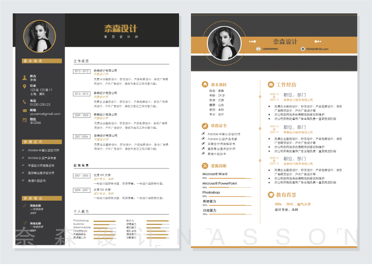 8.8G各行各业的简历，大学生面试职场面试必备简历模板