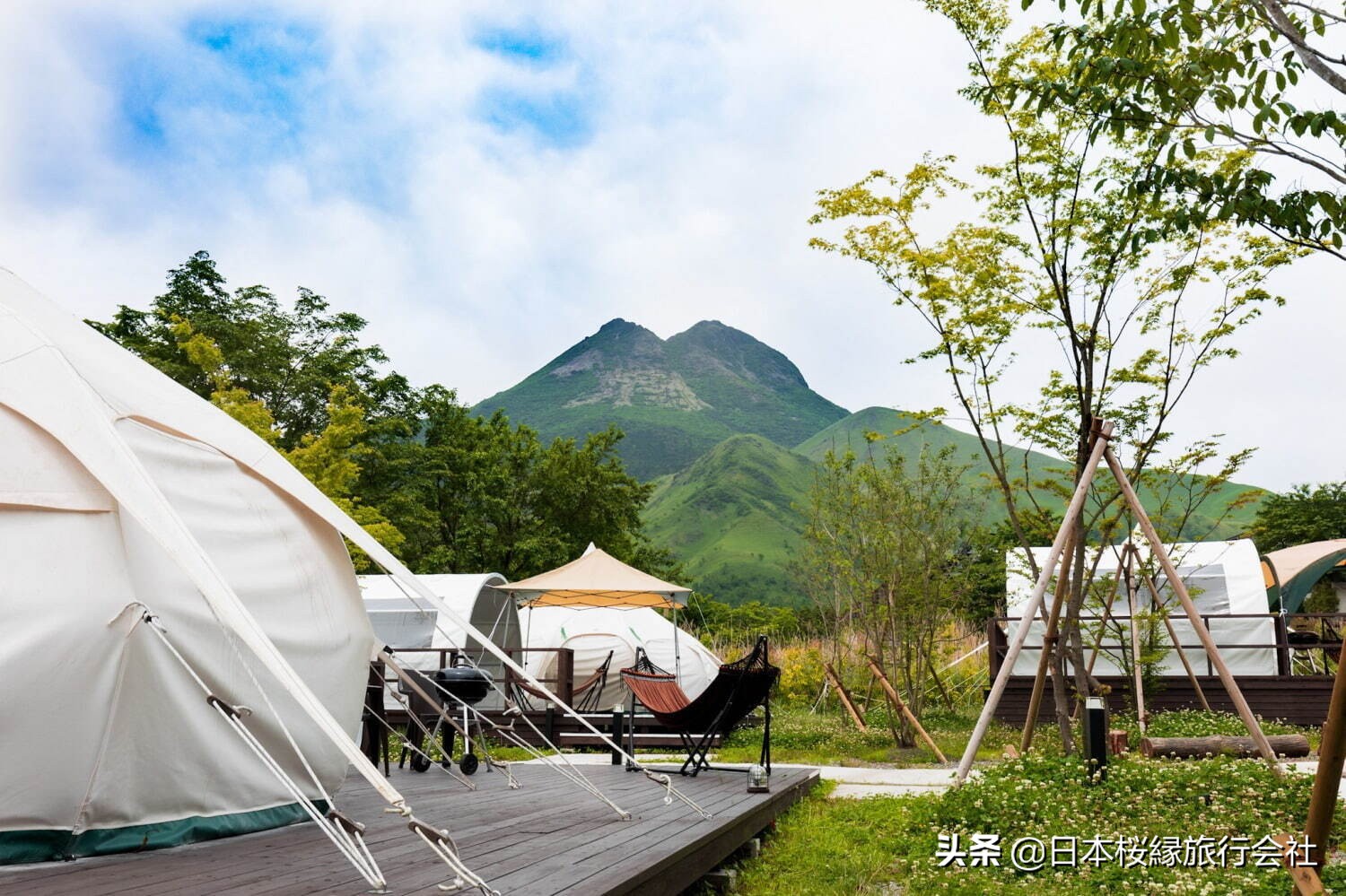 到日本著名的温泉乡由布院来趟温泉+露营享受之旅