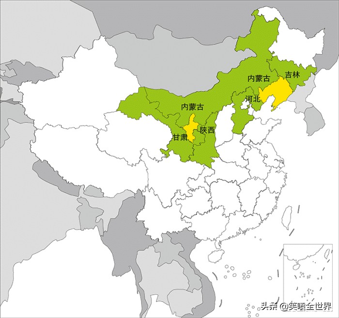我国各省市“邻居”知多少，首都有2个，最多邻8个