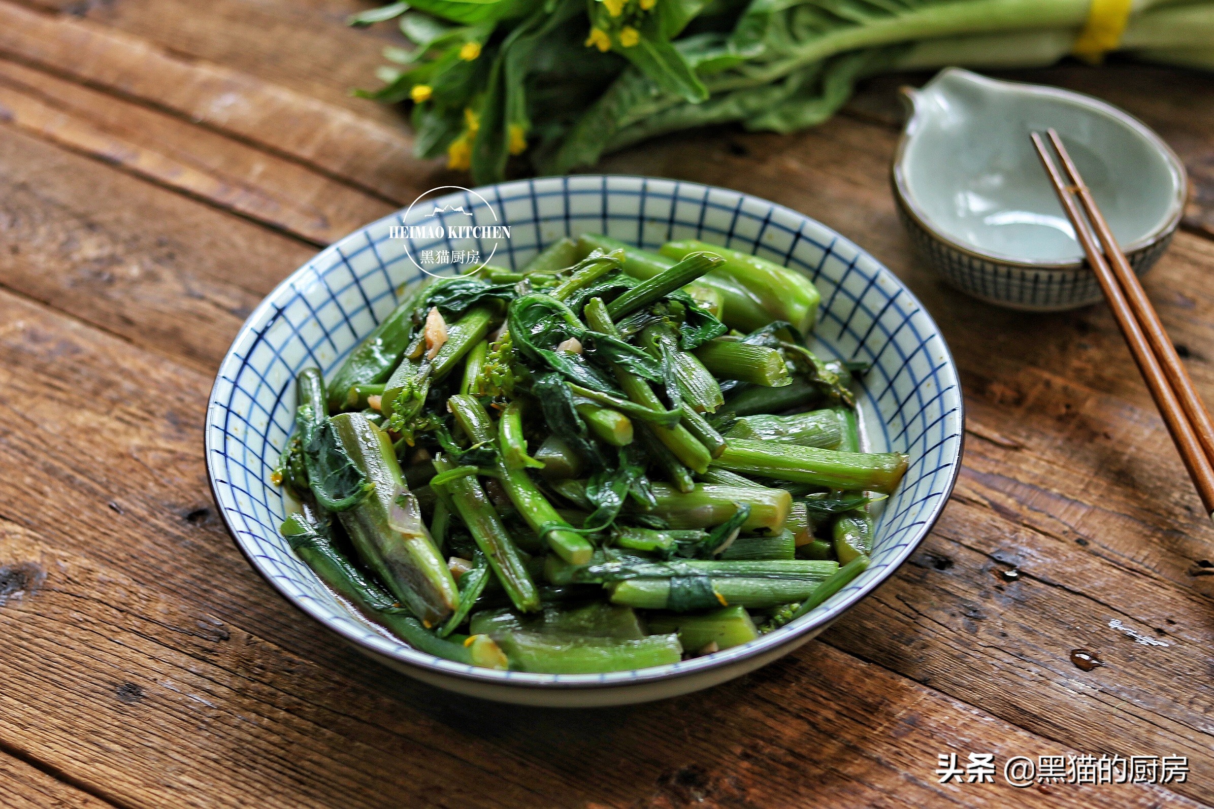 蒜蓉炒红菜苔做法 如何做红菜苔