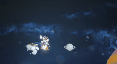 王者荣耀S18战令80级李元芳宇宙之约，2技能划出星轨，大招扔出土星