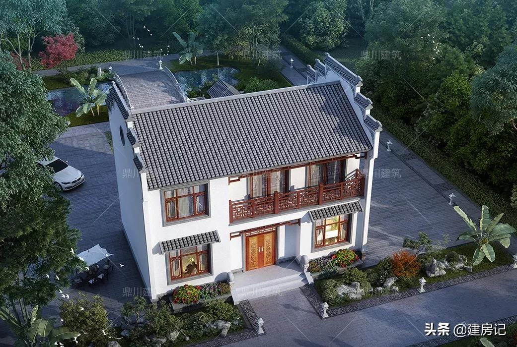 国人想建的房子，不可缺这6款湖北农村别墅，中式合院雅致又高级