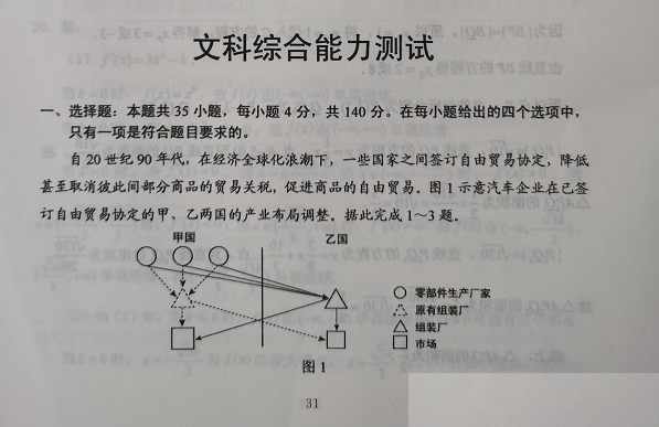 超清！2020年广西高考真题+答案！（文理全科汇总）
