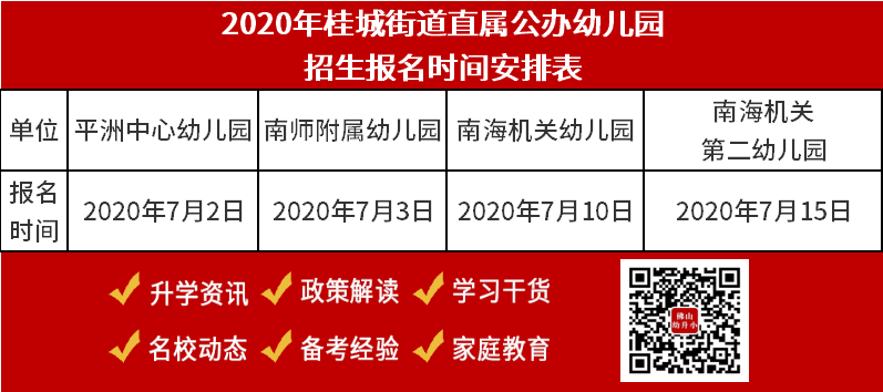 重要提醒，这些公办幼儿园将于7月开始报名！（附招生简章）
