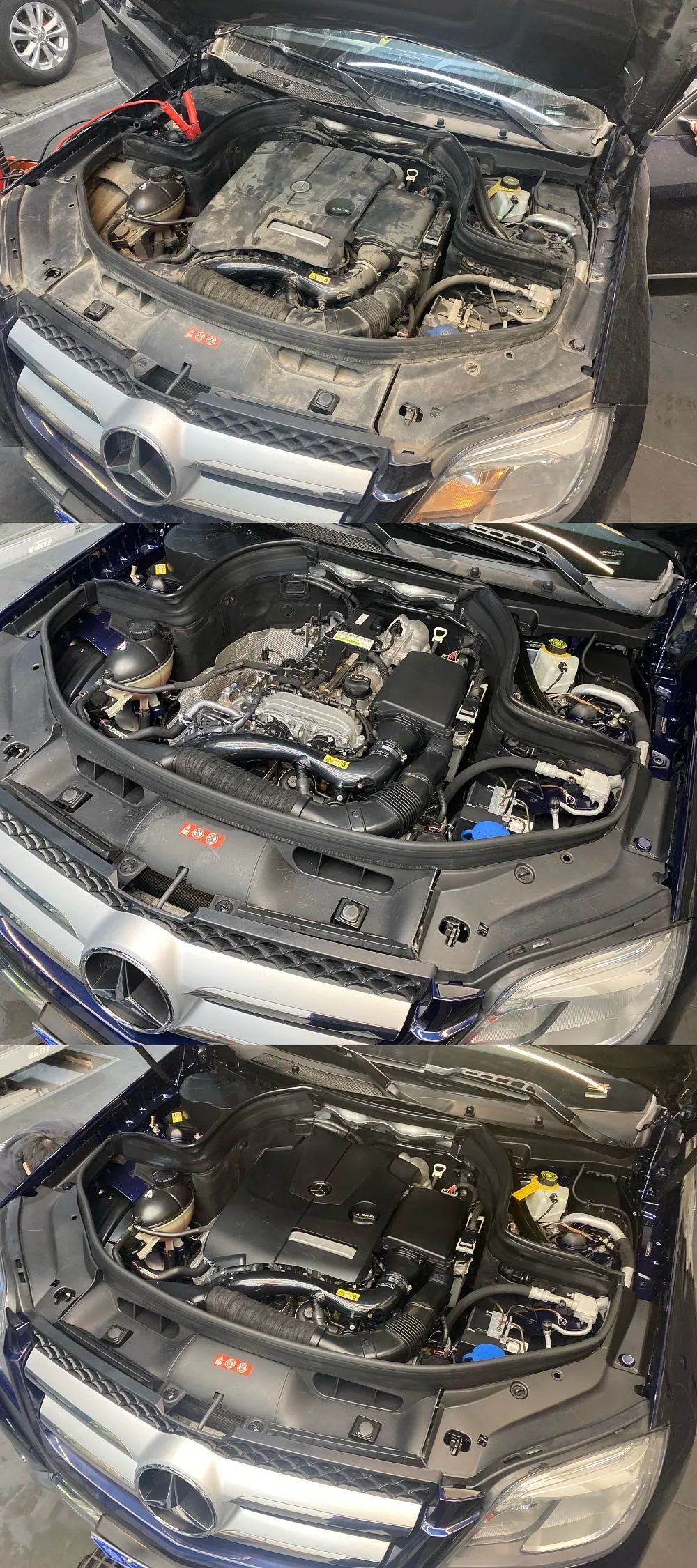 怪兽修车：翻新一辆15年奔驰GLK260，最终满血复活变新车