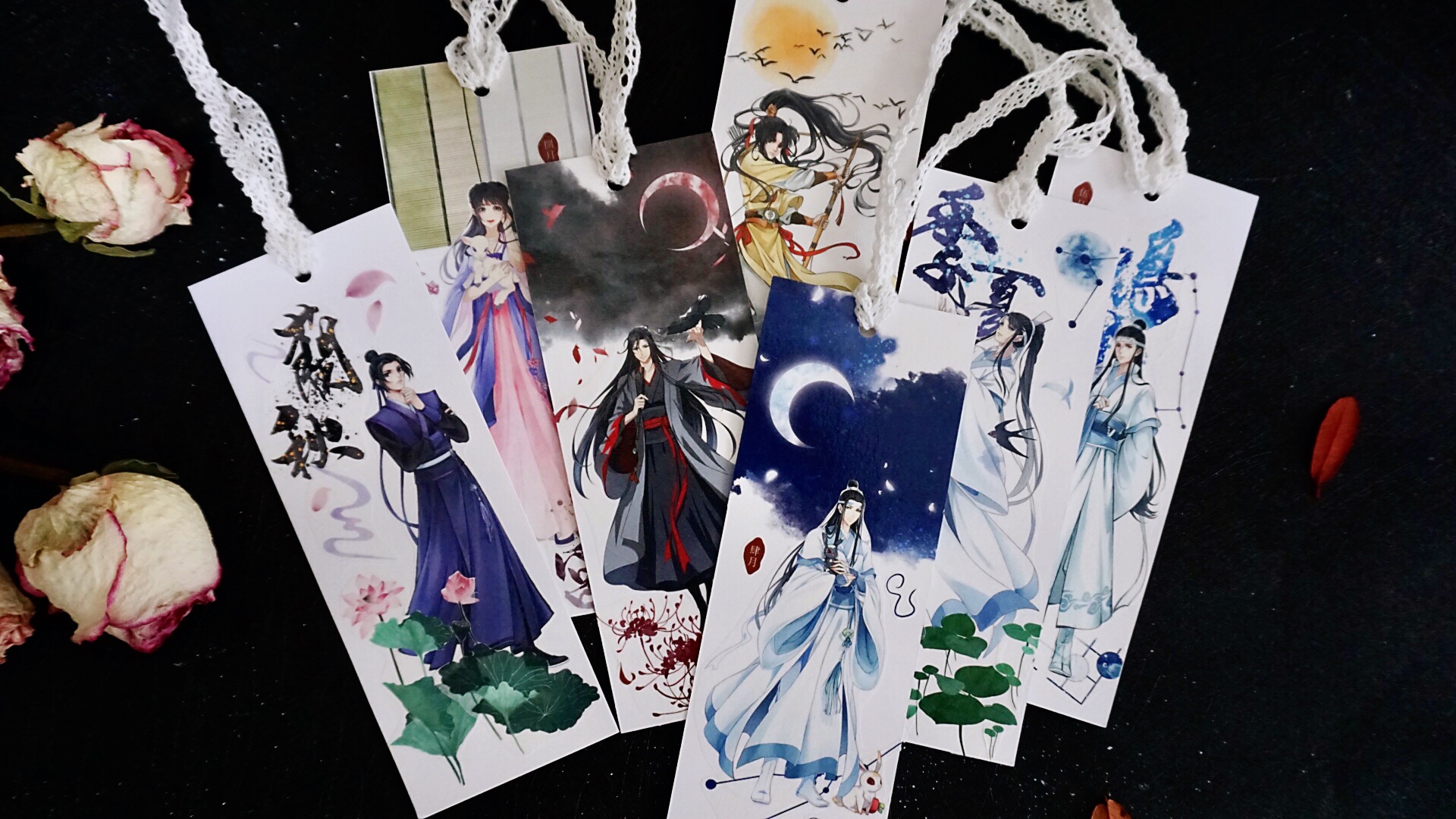 手帐博主做了一套《魔道祖师》书签，看到成品，道友们纷纷种草