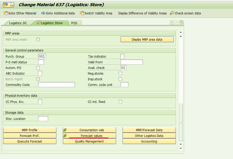 SAP 自動補貨WRP1R事務程式碼報錯 - Forecast values for determin...