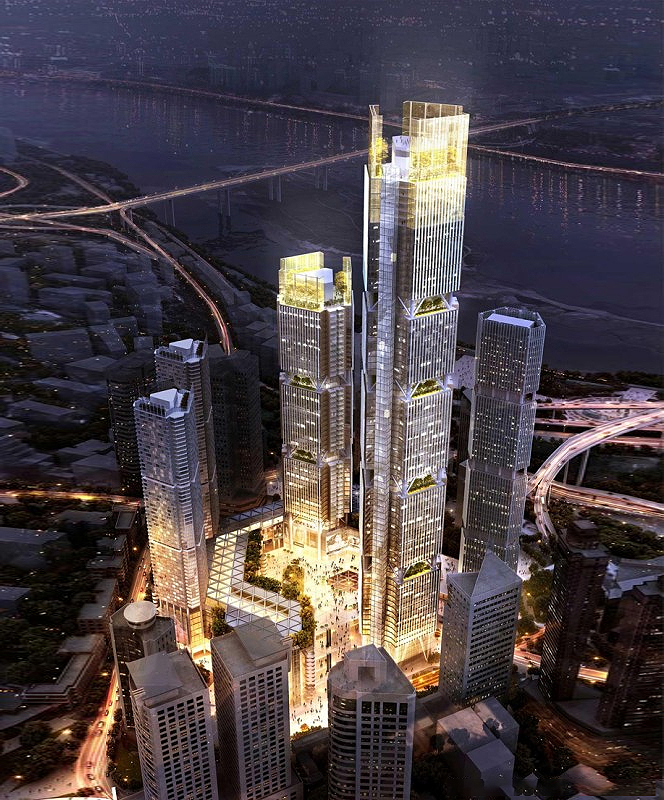 摩天城市——重庆，未来城市天际线将由十二座摩天楼引领