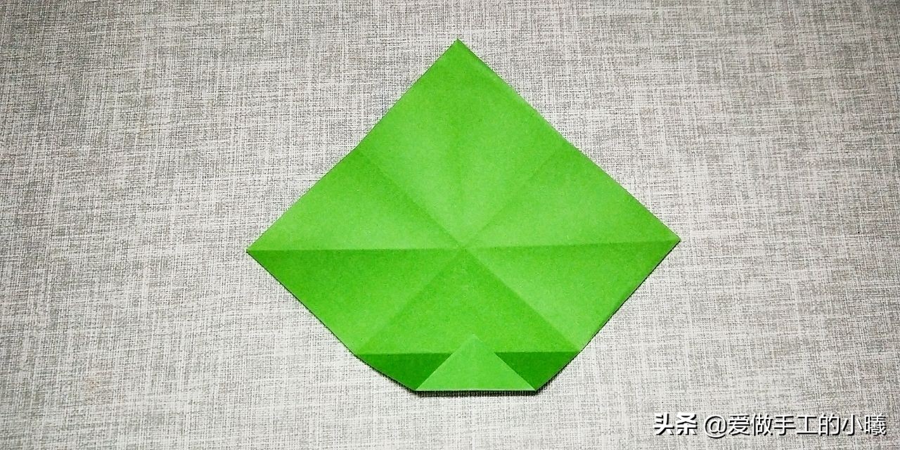 小清新树叶书签折纸，世界读书日专属教程，送给爱阅读的你