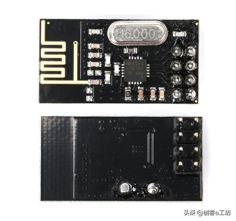 用2.4G模块NRF24L01做一个无线遥控开关，远程控制很方便