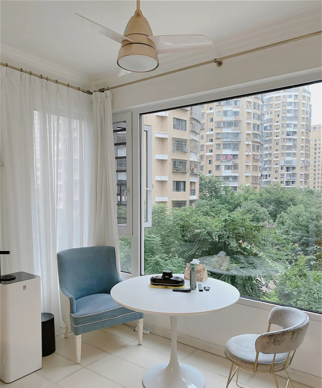 88㎡治愈系美宅，干爽清新一眼就把人迷住，处处都像是美景