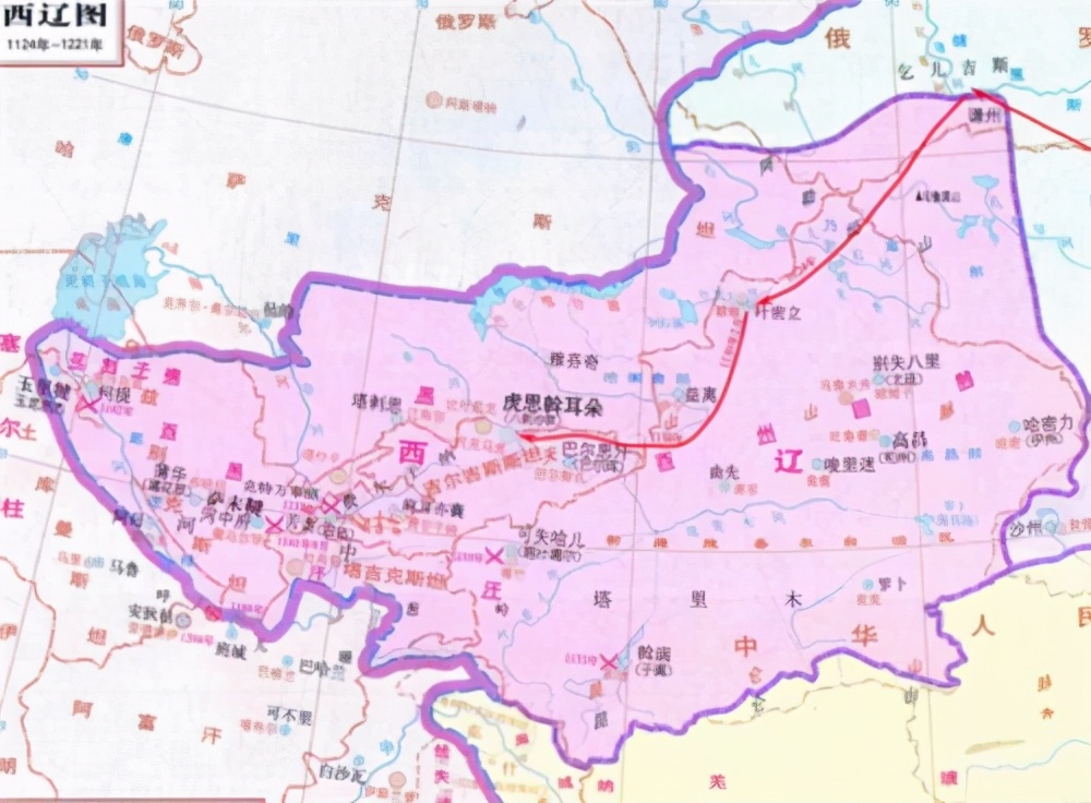 成吉思汗打的天下地图