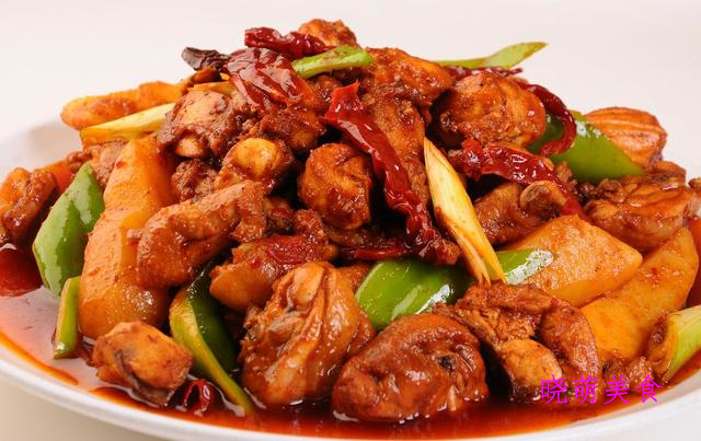 香辣大盘鸡、家常东坡肉、小炒腊肉、香菇酿肉的美味做法营养好吃